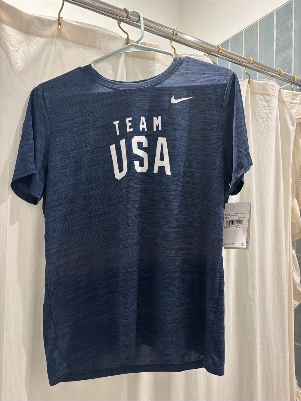 Nike Navy Team USA Short Sleeve Performance Tee